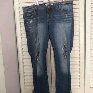 Ladies’ Torrid Distressed Boyfriend Jeans